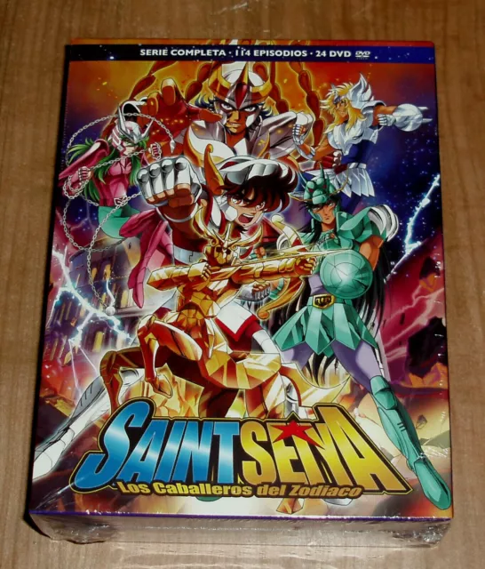 Saint Seiya Los Caballeros Del Zodiaco Serie Completa 24 Dvd Nuevo 114 Episodios