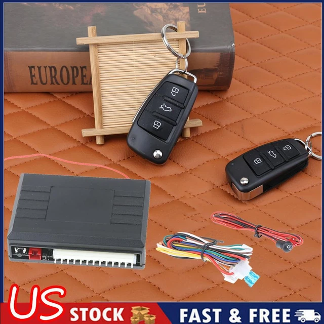 Car Alarm Auto Remote Control Central Locking Door Kit Keyless Entry System