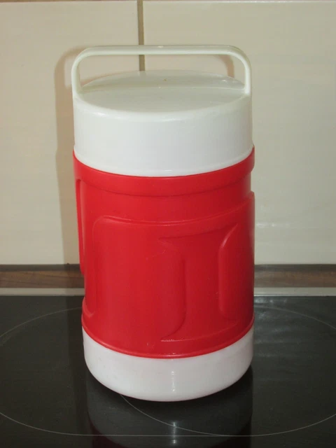 EISBOMBE DDR THERMOBEH LTER Rot Wei Eisbeh lter Innendeckel EUR 24 