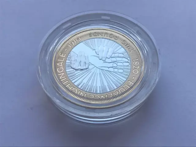 2012 Silver Proof Florence Nightingale Two 2 Pound Coin