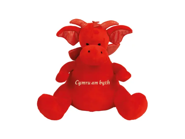 Galles Forever Cymru am byth Mumbles regalo drago regalo giorno di San Davide rosso