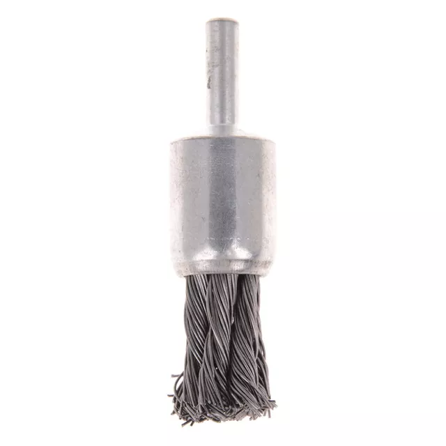 20mm Wire Knot End Brush Stainless Steel with 1/4"Shank For Die Grinder