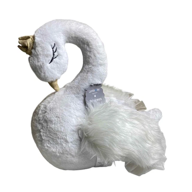 Lambs & Ivy Swan Princess Plush Stuffed Animal Toy New NWT