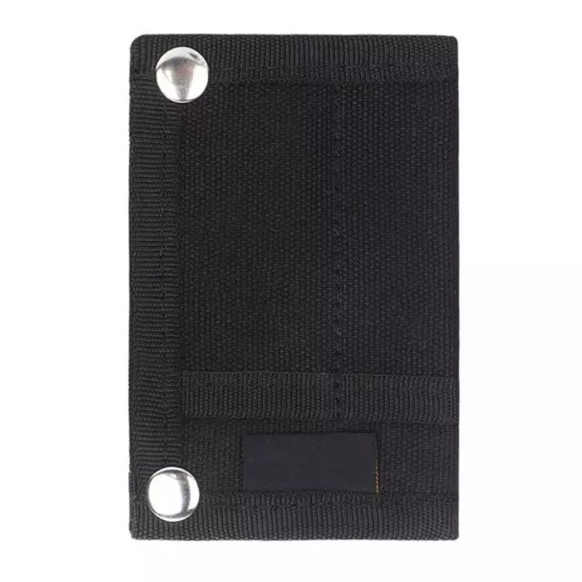 Black EDC Pouch Wallet Multiple Pocket Card Holder Organizer Case