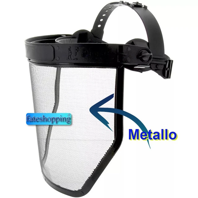 Scudo Trasparente Viso Visiera Di Sicurezza A Maglie - Casco