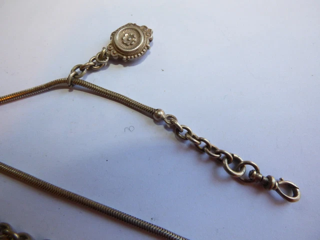 ANCIENNE CHAINETTE CHAINE Chatelaine pour Montre à Gousset n°17 EUR 20