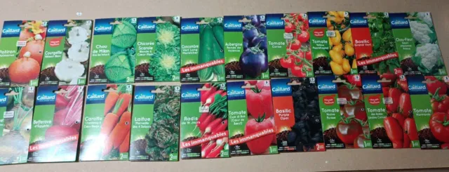 Lot De 20 Sachets De Graines Potager