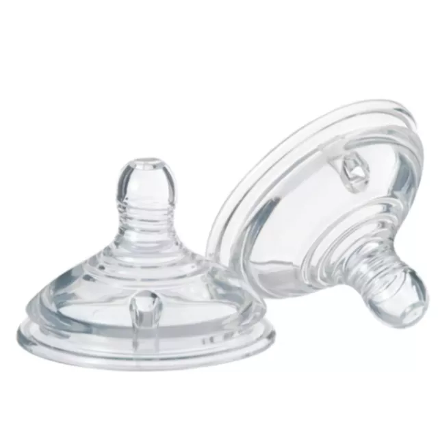 Tommee Tippee Closer to Nature Fast Flow Teats 2 Pack Smooth Transition 6m+* 3