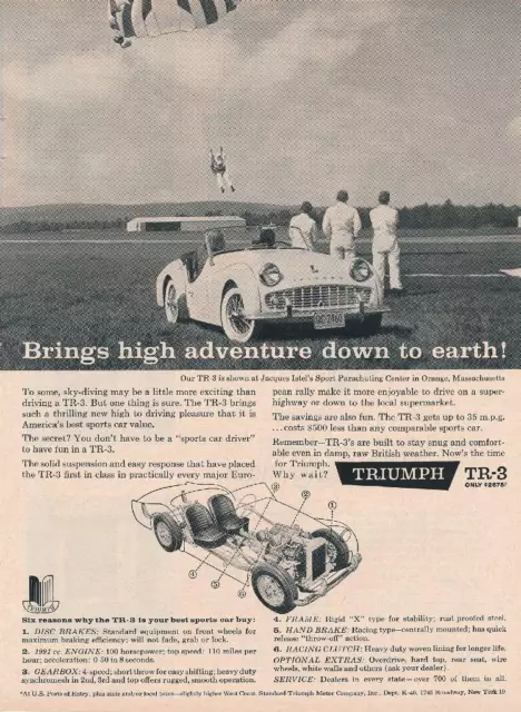 Magazine Ad - 1960 - Triumph TR-3