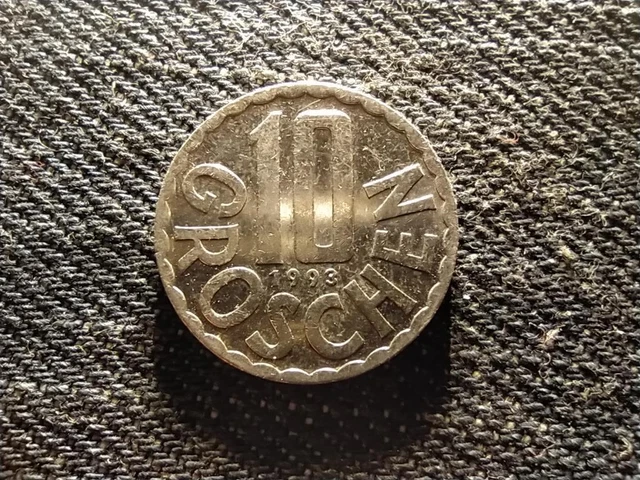 Austria 10 Groschen Coin 1993