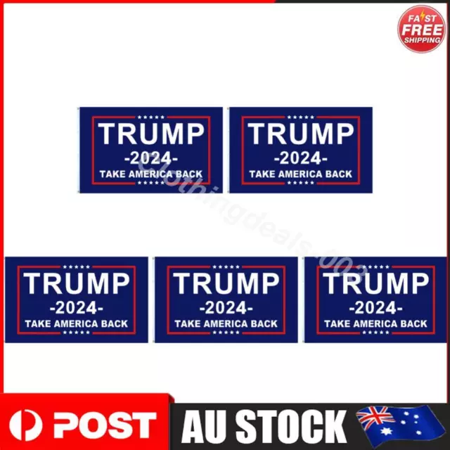 3x5 Ft Trump 2024 Flag Double Sided Take America Back Donald Trump Flags