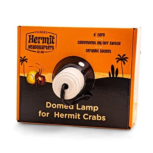 Domed Lamp for Hermit Crab Enclosures, 5.5-Inch