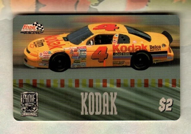 FINISH LINE RACING Kodak Car 4, NASCAR ( 1996 ) Phone Card ( EXPIRED ) V1