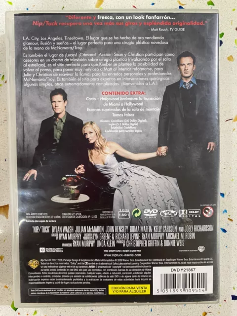 Nip Tuck A Coup De Swann-Morton 5 Rare Quinta Saison Nip-Tuck 5 DVD Espagnol Ing 3