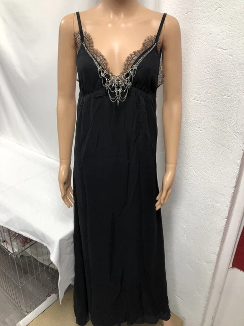 Robe Cocktail Femme Faith Connexion Noire Avec Dentelle - Taille S - Neuf Avec étiquettes