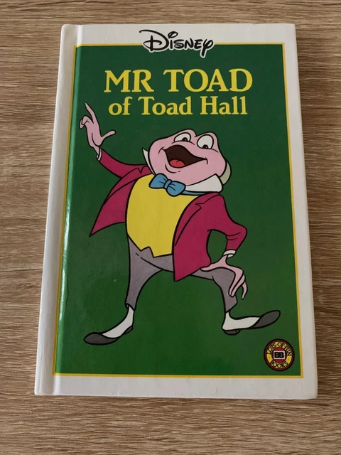 BUDGET BOOKS - Disney "Mr Toad Of Toad Hall" Vintage 1992 Hardcover ...
