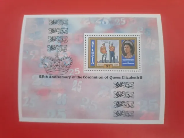 British Commonwealth St Lucia Stamp $5