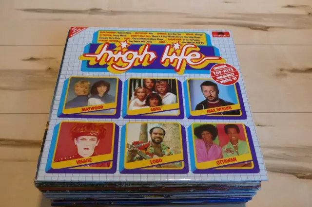 VA Sampler - High Life - Original Top Hits - Pop 80s 80er - Album Vinyl LP