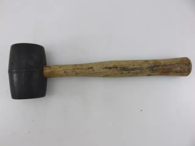 New Britain 192 No. 2 Rubber Face Mallet Hammer 13" Long Vintage Made USA