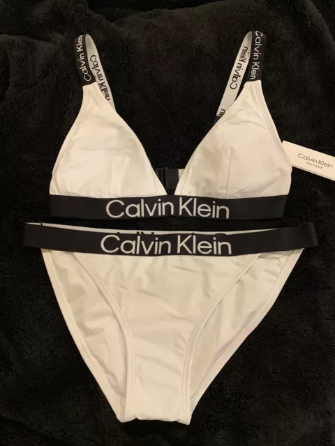 CALVIN KLEIN, SET bikini da donna rosso + nero, taglia small - Nuovissimo  EUR 69,68 - PicClick IT