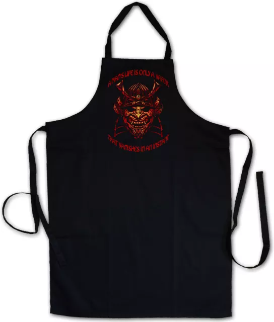 SAMURAI IV BBQ COOKING APRON Ninja Japan Warrior Sword Dakana Armor