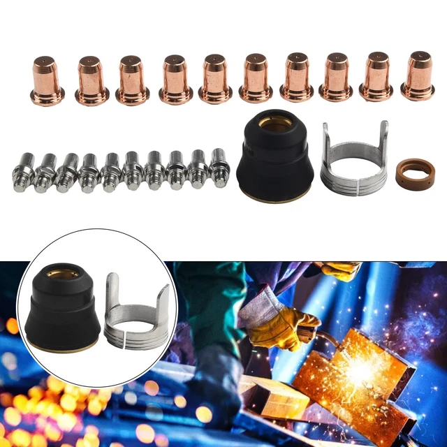 Lot 23 Kits Torche Plasma Consommables PTM-60 IPT-60 - Buses Électrodes Pour Découpe Plasma