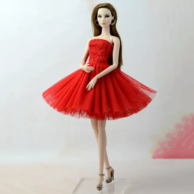 Fashion Doll Clothes Ballet Tutu Dress For 11.5" Doll Outfits Evening Dresses 2