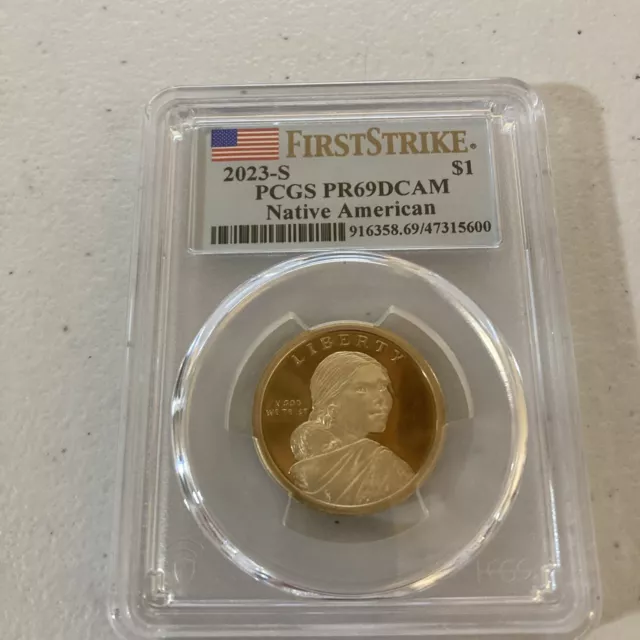 2023-S PCGS PR69 NATIVE SACAGAWEA DOLLAR First Strike