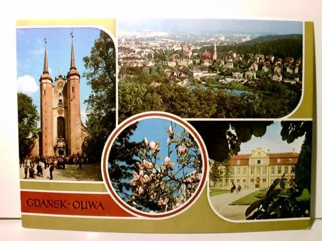 Gdansk - Oliwa. Pommern. Polen. Danzig. Alte Ansichtskarte / Postkarte farbig, u