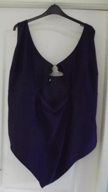 Bnwot Snag, Purple Wax On Wax Off, Swimming Costume, Plus Size 32-34