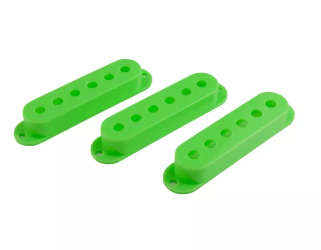3 Vai Green Meanie single coil pickup covers fits Fender Strat & Charvel 3 pcs