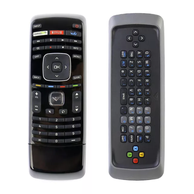 New XRT301 Qwerty Keyboard Remote for VIZIO 3D Smart TV M3D550SL M3D470KD M320SR