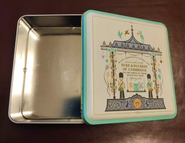 Duke & Duchess of Cambridge -NOW Prince of Wales-2018 Birth /Louis BISCUIT TIN