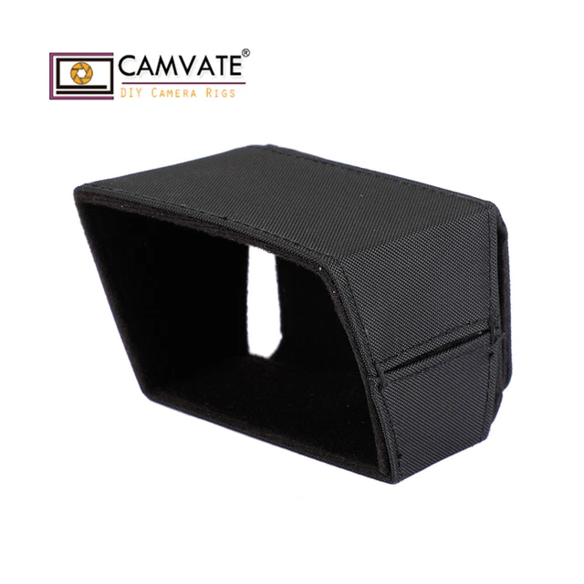 Sombra para campana solar LCD de nailon CAMVATE para cámara réflex digital/videocámara con pantalla desplegable de 3