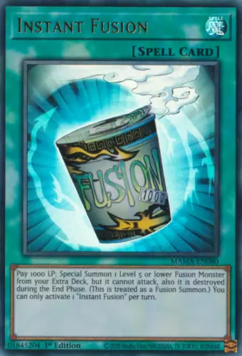 Instant Fusion | Ultra Rare MAMA-EN080 1st Edition NM | Yugioh Card