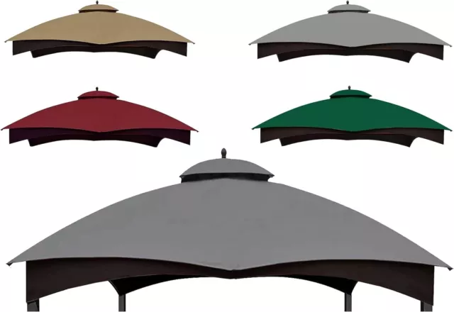 SCOCANOPY Grey Replacement Top for Lowe's Allen Roth 10X12 Gazebo Model #GF-12S0