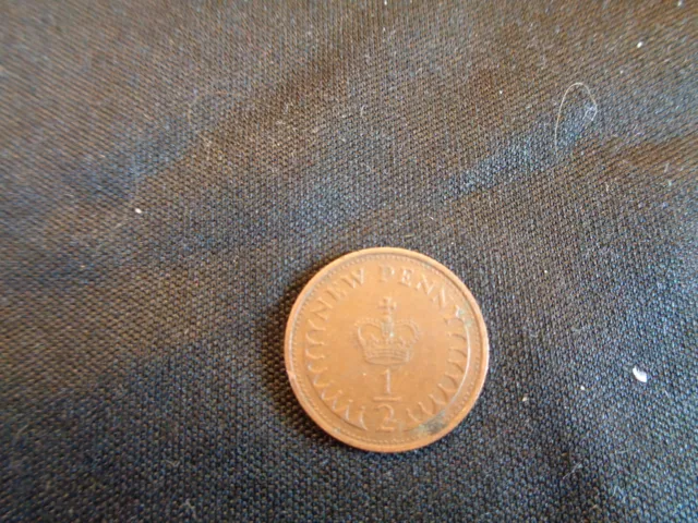 1971 Half Penny Coin ( Queen Elizabeth 11 )