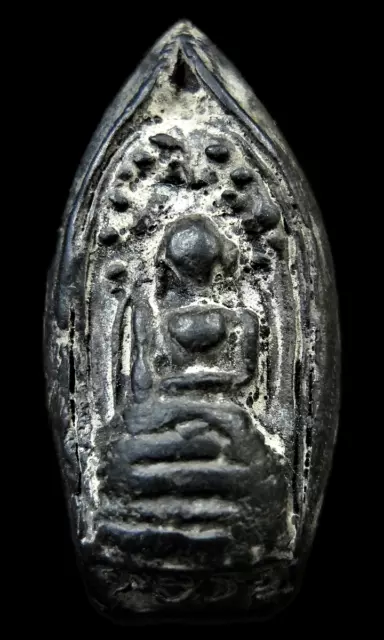 Buddha Phra Kring Klong Takian 1 Talisman SFigure Thai Amulet 17/18th C