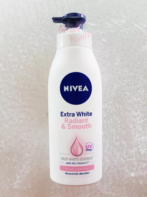 NIVEA UV Extra White Radiant UV Filter Body Lotion 40X Vitamin C Whitening 380ml