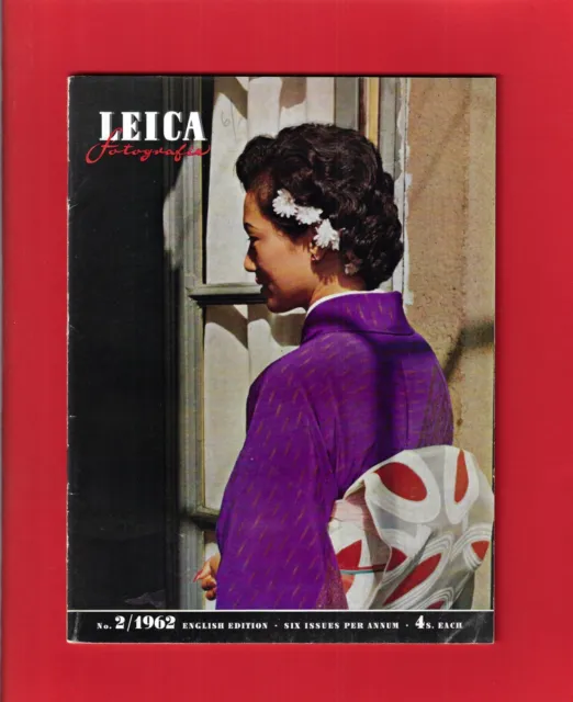 Vintage Leica Fotografie 2/1962 English Edition Magazine