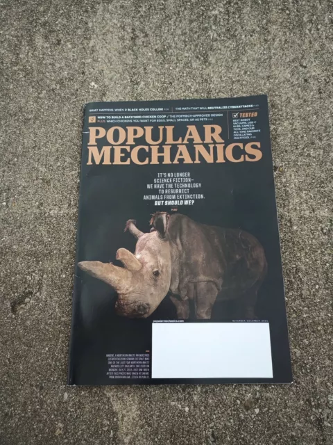 POPULAR MECHANICS NOVEMBER December 2021 No Label Save Animals From