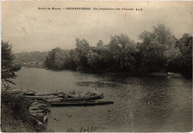 CPA Chennevieres Ilot avoisinant l'Ile d'Amour (1348679)
