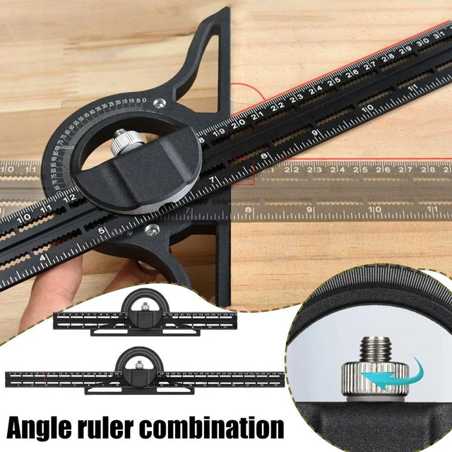 ANGLE RULER, 360 Degree Universal Bevel Protractor New Z2 £21.05 ...