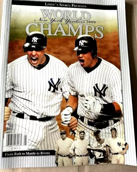 New York Yankees 2009 World Champs Baseball World Series Magazine  Lindy Sports