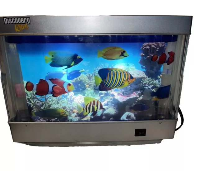 Discovery Kids Virtual Ocean Artificial Fish Tank Aquarium - Working Great 12x9