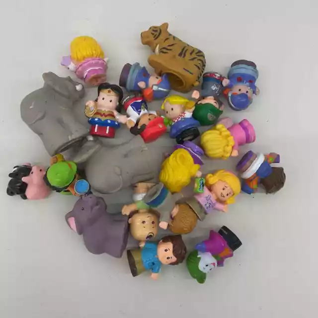 Mixed Loose LOT Fisher Price Little People Character Toy Figures Animals Used