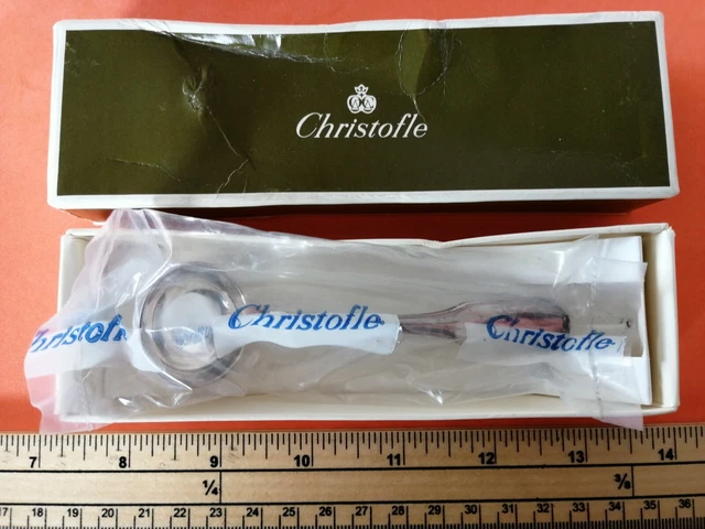 VERSAILLES CHRISTOFLE SERVER SPOON LADLE SUGAR SAUCE CREAM Silver plated FRANCE
