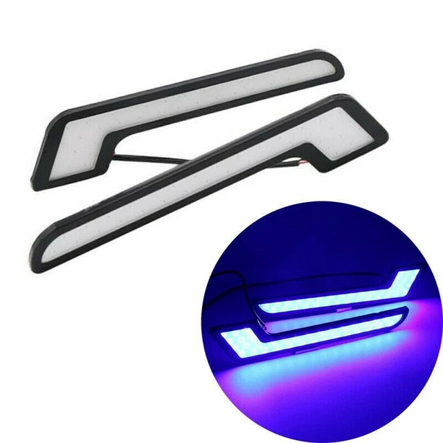 10 X Bleu Super Bright Cob Voiture LED Léger DRL Fog Conduite Lampe Étanche 12V