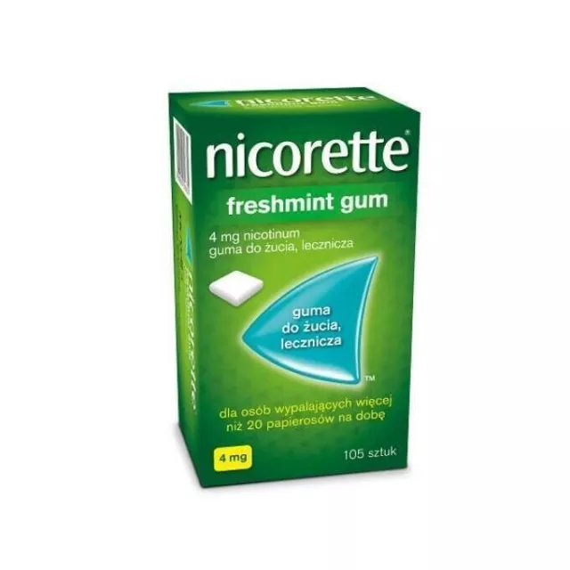 Nicorette 4 mg gomme da masticare gusto menta 105pz.