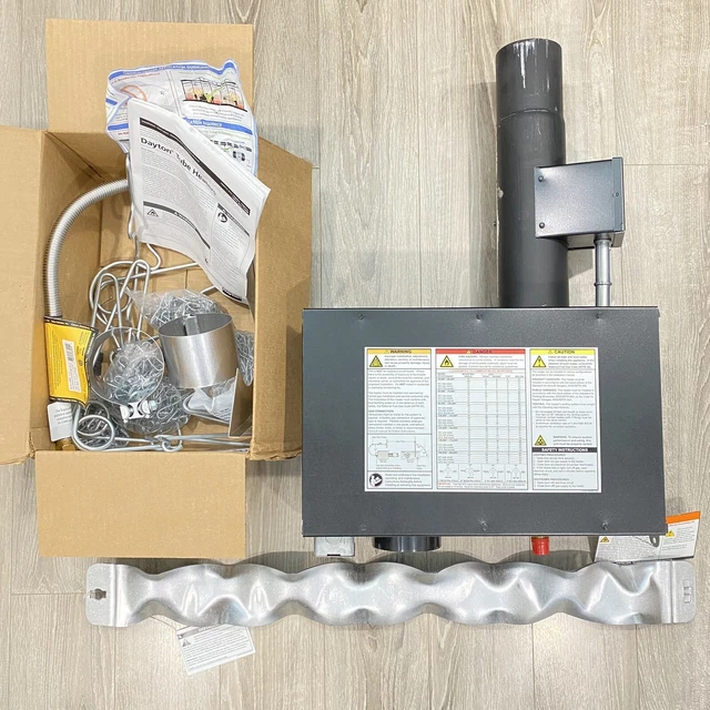 Dayton 7D839 Natural Gas Infrared Tube Heater 75,000 BTUH 5VD69